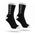 Logo Monochrome Athletic Sock (BLK)