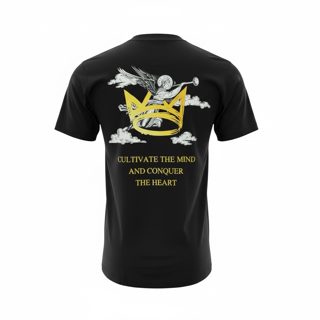 Angel Knit Tee “Black”