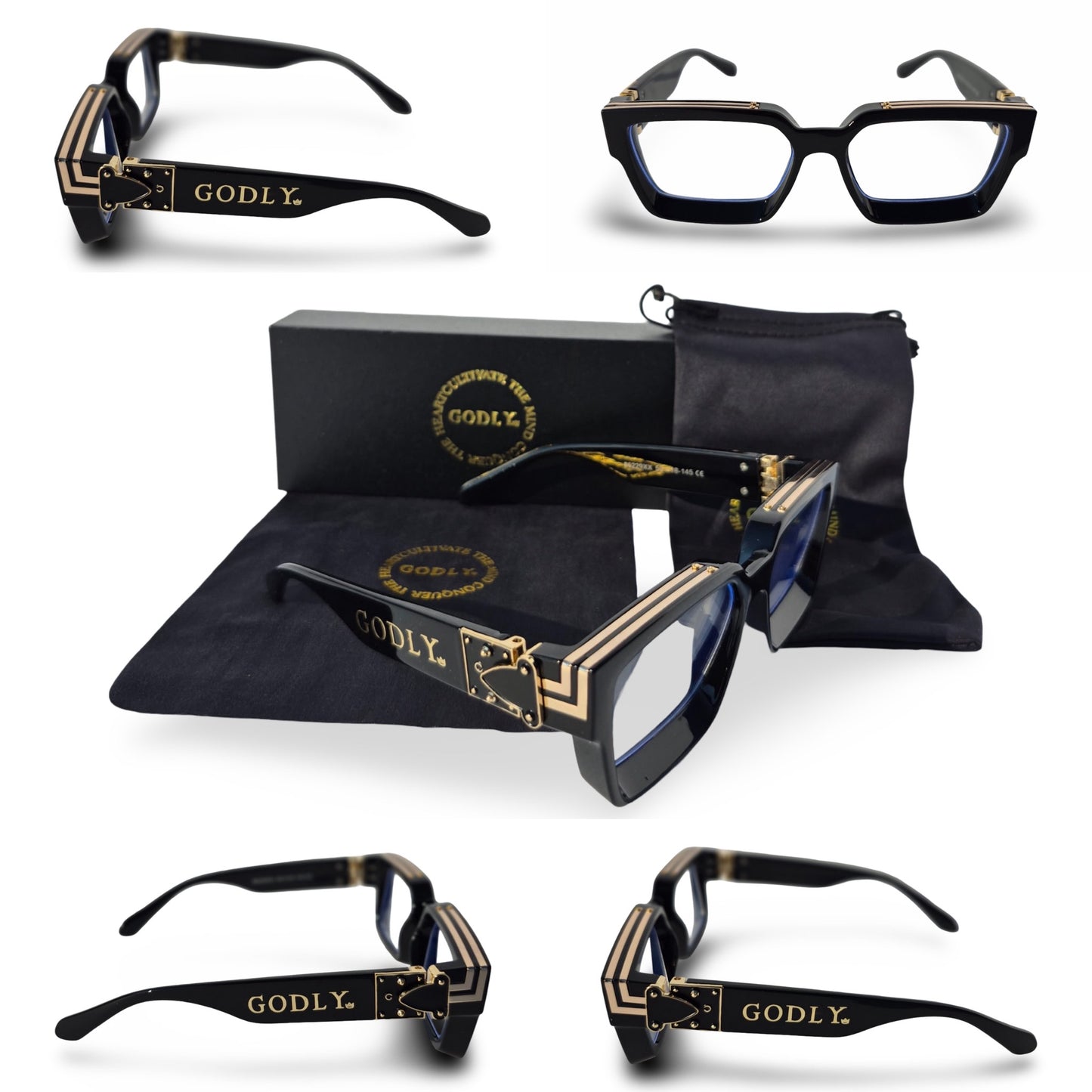 Logo Stunna Shades – Clear Frame