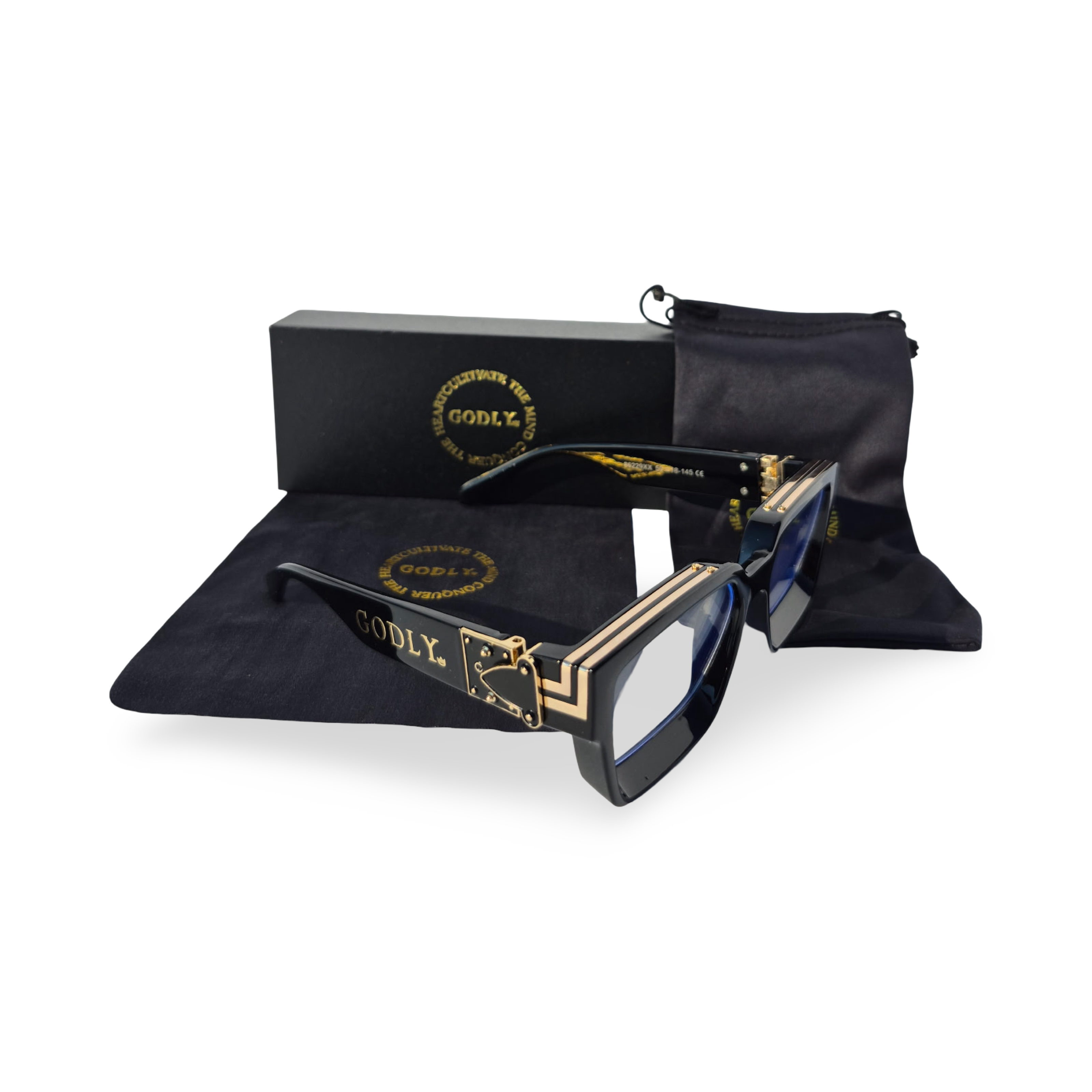 Logo Stunna Shades – Clear Frame