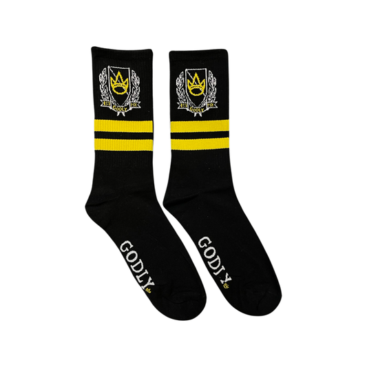 Logo Pima Soft Socks (BLK)