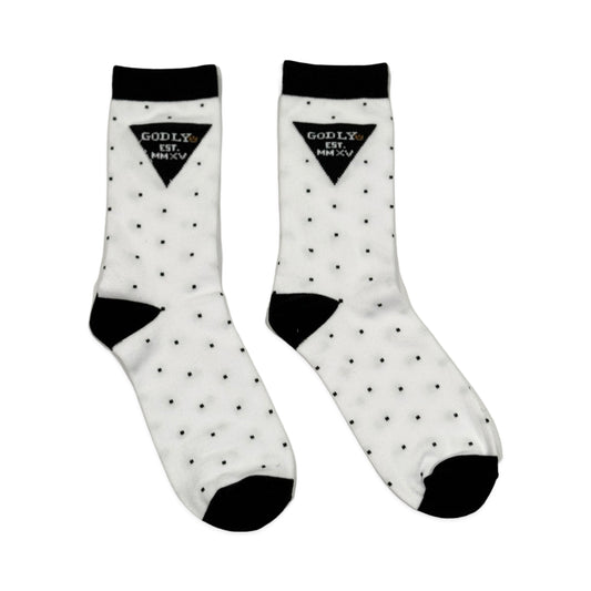 Logo Polka Dot Socks