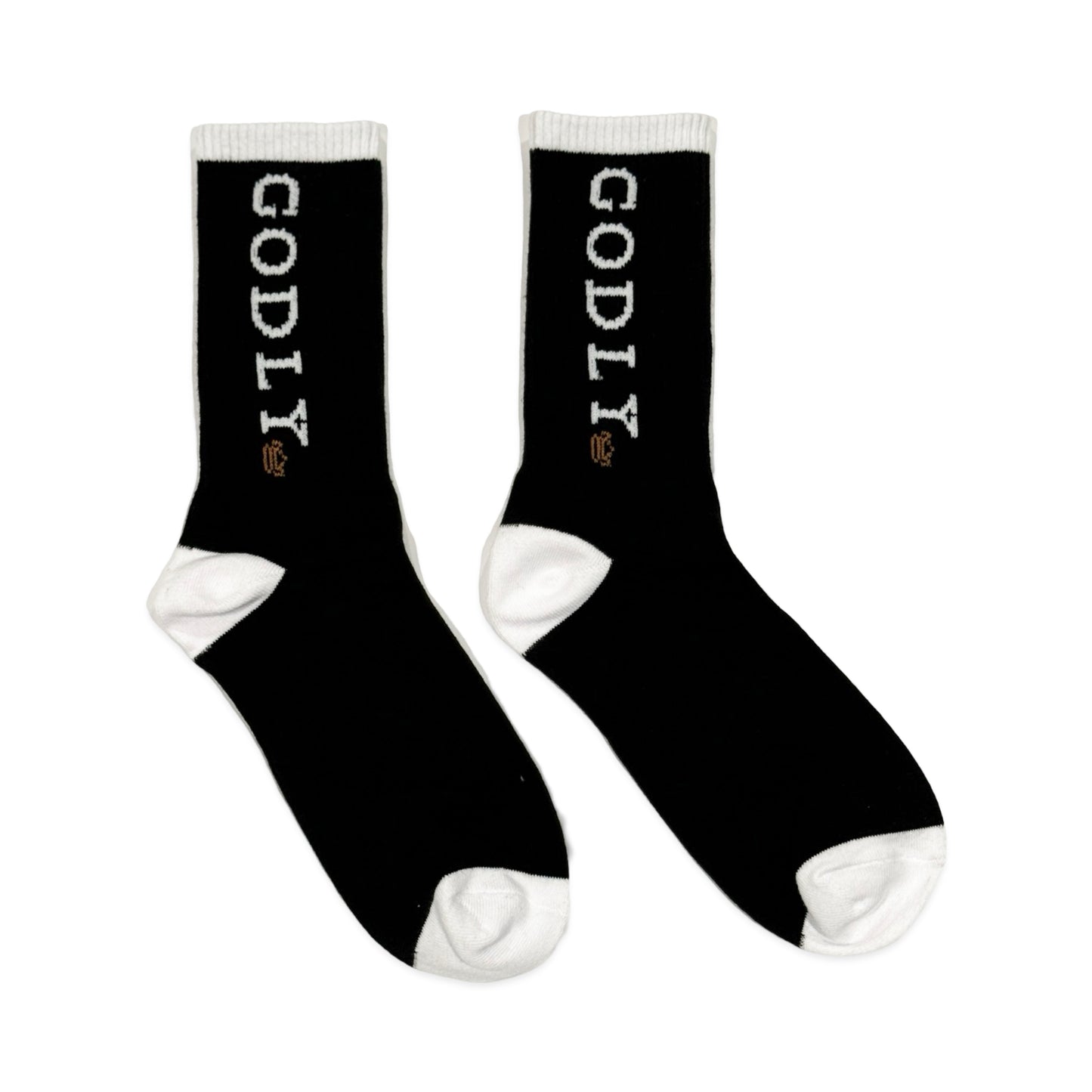 Logo Monochrome Athletic Sock (BLK)