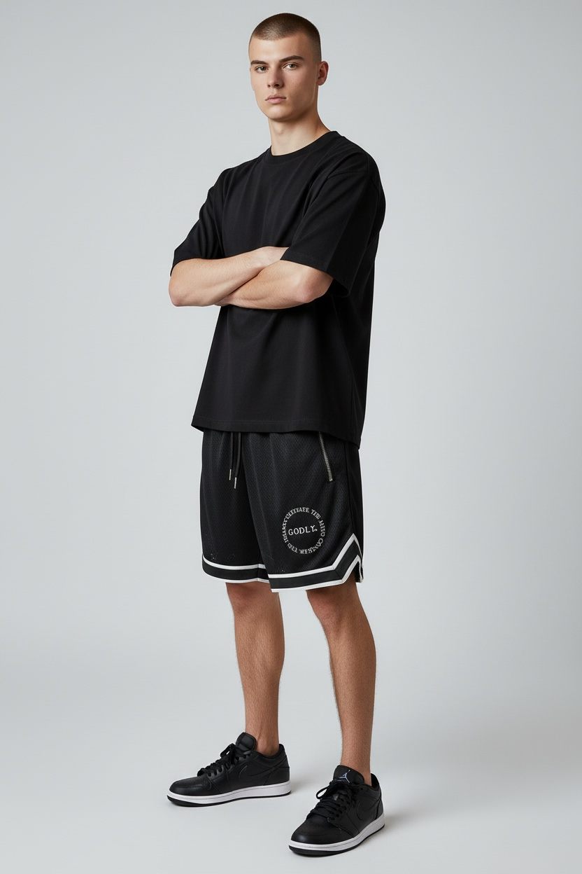 Logo Championship Shorts "Onyx Black"