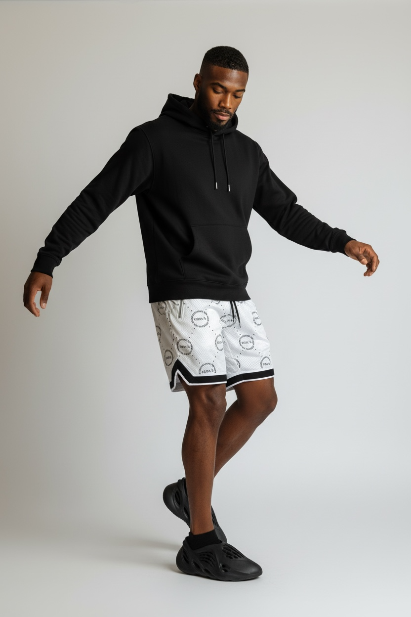 Logo Championship Shorts "Pearl White"