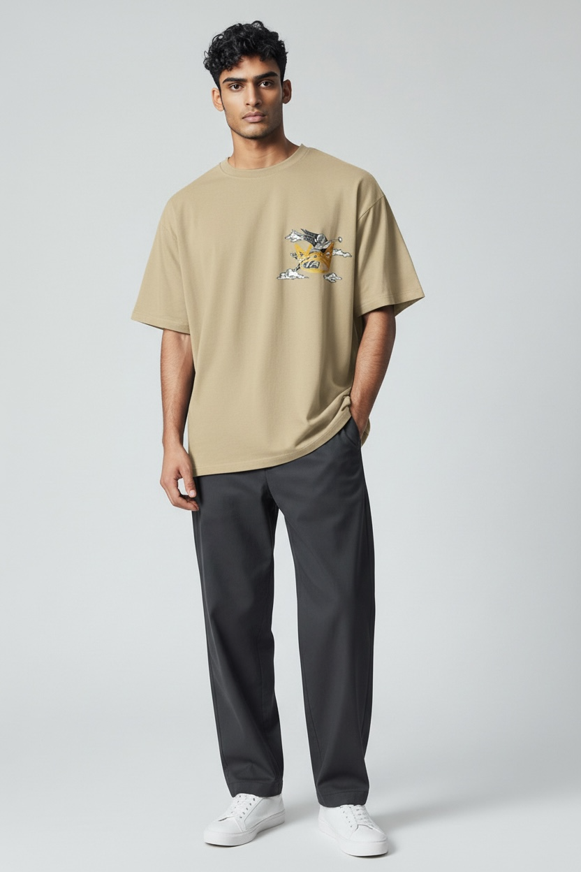 Angel Knit Tee
 “Sand”